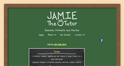 Desktop Screenshot of jamiethetutor.com