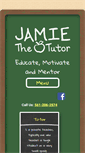 Mobile Screenshot of jamiethetutor.com