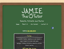 Tablet Screenshot of jamiethetutor.com